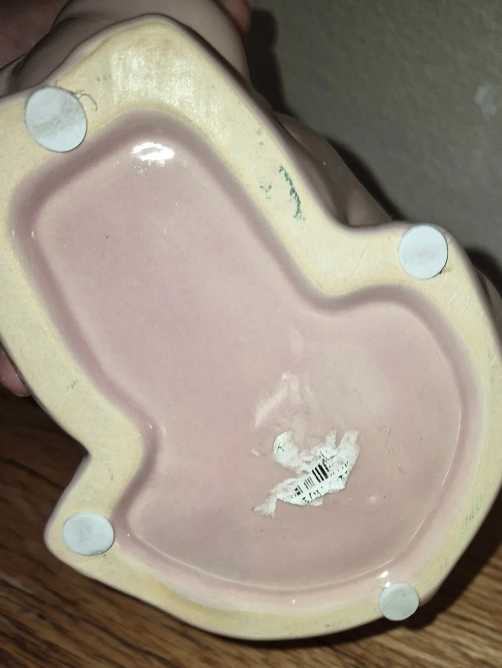 English Bulldog Planter, Light Pink - Picture 4 of 4